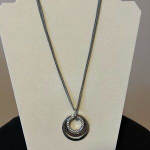 Premier Design, Luxe necklace, 18” three strand, w/ removable pendants set of 3